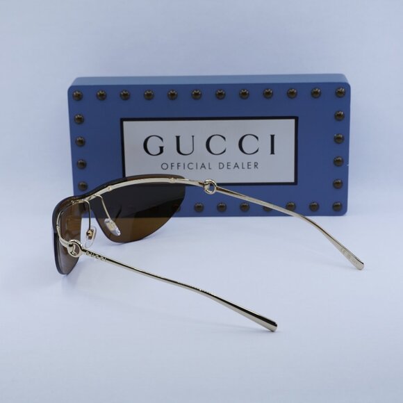 Final Price! Gucci GG1700S 004 Gold Brown Sunglasses main image 2